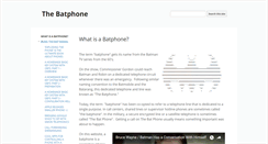 Desktop Screenshot of batphone.org